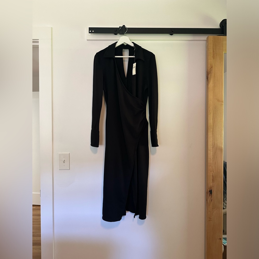 Anthropologie Faux Wrap Midi Dress
